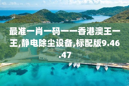 最准一肖一码一一香港澳王一王,静电除尘设备,标配版9.46.47