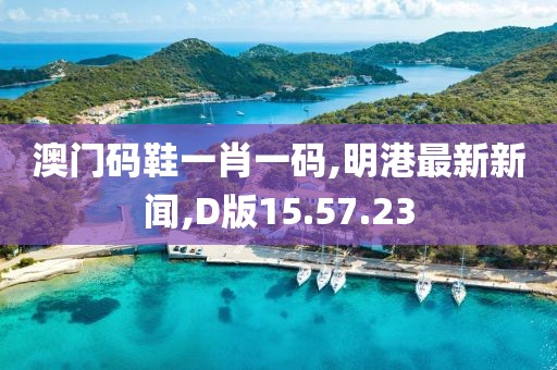 澳门码鞋一肖一码,明港最新新闻,D版15.57.23
