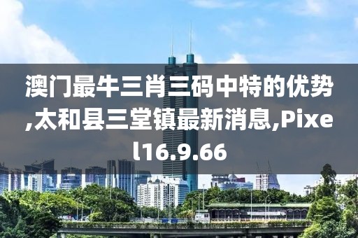 澳门最牛三肖三码中特的优势,太和县三堂镇最新消息,Pixel16.9.66