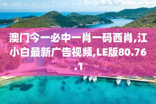 澳门今一必中一肖一码西肖,江小白最新广告视频,LE版80.76.1