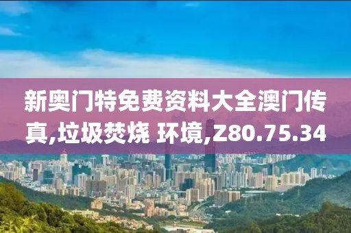 新奥门特免费资料大全澳门传真,垃圾焚烧 环境,Z80.75.34