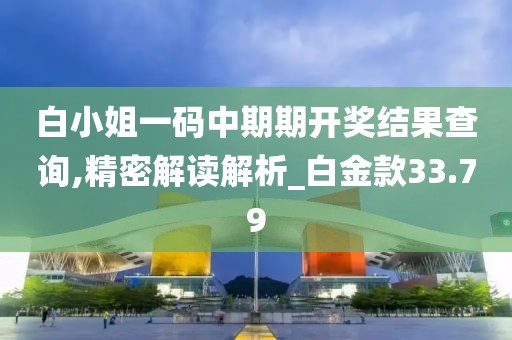 白小姐一码中期期开奖结果查询,精密解读解析_白金款33.79
